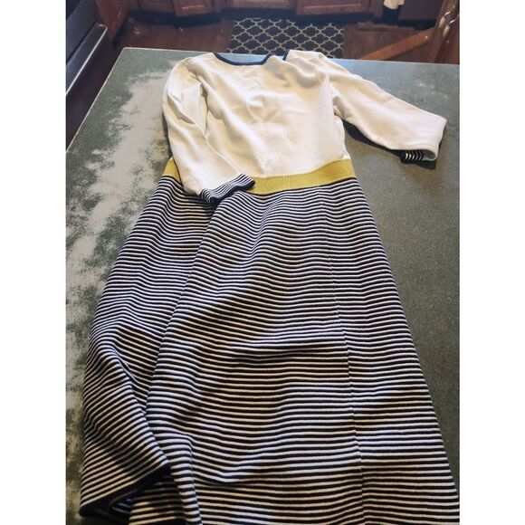 BODEN Julieta knit striped  sweater Dress sz 6P - Picture 4 of 5